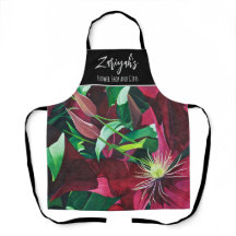 Paarse Clematis Floral, Medium