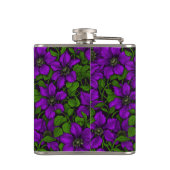 Paarse Clematis Heupfles (Achterkant)