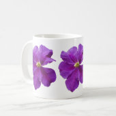 Paarse Clematis Mok (Voorkant links)