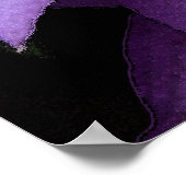 Paarse Clematis Poster (Hoek)