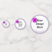 Paarse Clover Ribbon door Kenneth Yoncich Confetti (Voorkanten)