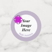 Paarse Clover Ribbon door Kenneth Yoncich Confetti (Kleine voorkant)