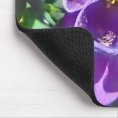 Paarse columbine mousepad muismat (Hoek)