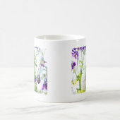 Paarse Columbines Floral Mok (Center)