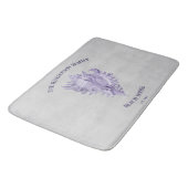 Paarse conch Shell Bath Mat (Gekanteld)