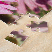 Paarse Coneflower Jigzaag Puzzle Legpuzzel (Zijkant)