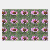 Paarse Coneflower Wrapping Paper Sheets (Voorkant)