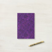 Paarse confetti post-it® notes (Op bureau)