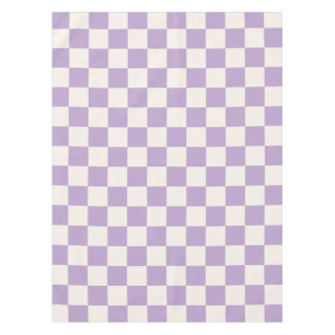 Paarse controle, Checkerboard Patroon, Gecontrolee Tafelkleed