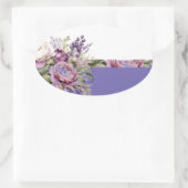 Paarse Cottage Floral Sticker (Tas)