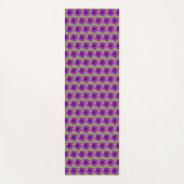 Paarse Cranesbill Geranium Floral Pattern Yogamat (Voorkant)