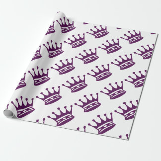 Paarse crown Gift Wrap Cadeaupapier