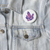 Paarse Crystal Cluster | Button (In situ)