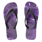 Paarse Crystal Teenslippers (Voetbed)