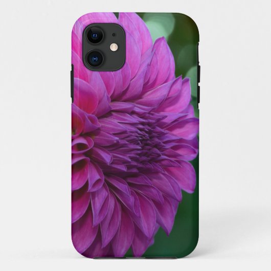Paarse dahlia Case-Mate iPhone case (Achterkant)