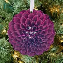 Paarse Dahlia Flower Keepsake Afbeelding