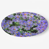 Paarse Daisies Galore Papieren Bordje (Gekanteld)