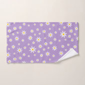 Paarse Daisy Bath-handdoekset Bad Handdoek (Handdoek)