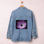 Paarse Daisy Flower Denim Jacket (Hangar)
