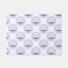 Paarse Daisy Flower Housewarming Fun Gift Deurmat