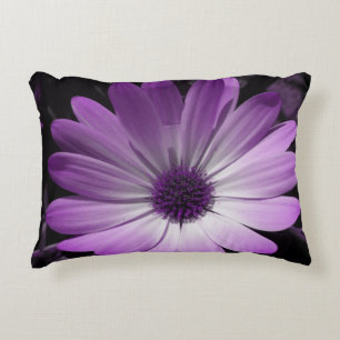 Paarse Daisy Flower Pillow Decoratief Kussen