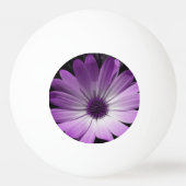 Paarse Daisy Flower Ping Ball (Achterkant)