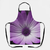 Paarse Daisy Flower Schort (Voorkant)