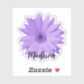 Paarse Daisy Flower Sticker (Vel)