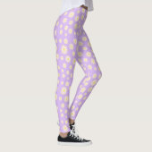 Paarse Daisy Leggings (Rechts)