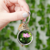 Paarse Daisy Sleutelhanger (Hand)