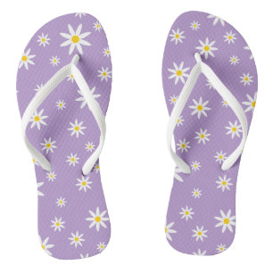 Paarse Daisy Teenslippers
