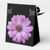 Paarse Daisy Tent Style Party Favor Boxes Bedankdoosjes (Achterkant)