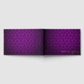 Paarse Damask Gastenboek (Volledig)