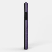 Paarse damast Case-Mate iPhone case (Achterkant/rechts)