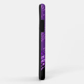 Paarse Damast Patroon iPhone 5 Elegant Klasse Case-Mate iPhone Case (Achterkant/rechts)