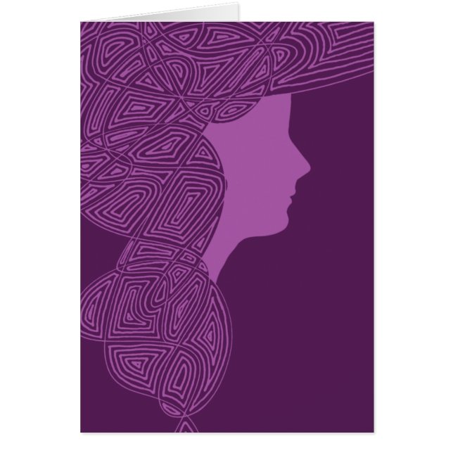 Paarse dame (Voorkant)