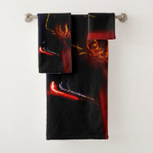 paarse dansbaasjes voor auto's bad handdoek (Insitu)