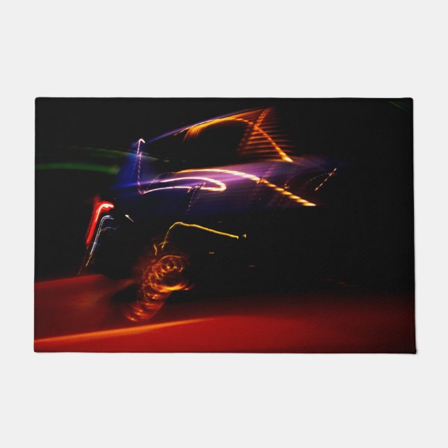 paarse dansdoormat deurmat (Voorkant)