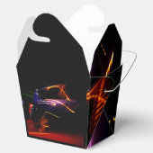 paarse dansdoos bedankdoosjes (Geopend)