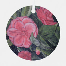 Paarse Dawn Camellia Ornament
