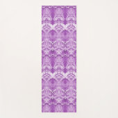 Paarse decoratieve yogamat (Voorkant)