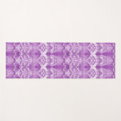Paarse decoratieve yogamat (Voorkant (horizontaal))