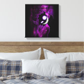Paarse demon canvas afdruk (Insitu (Slaapkamer))