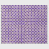 Paarse Design Cadeaupapier (Vlak)