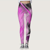Paarse Designer Leggings (Voorkant)