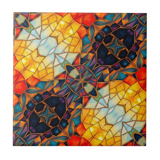 Paarse diagonaal tegeltje (Voorkant)