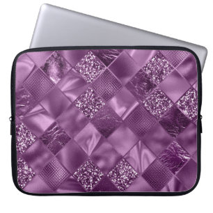PAARSE DIAMANT GLINSTER DIAMANT PATROON LAPTOP SLEEVE