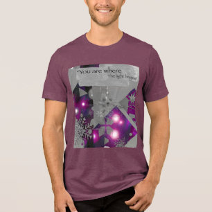 Paarse Diamant Glow T-shirt