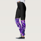 Paarse diamantLeggings Leggings (Links)
