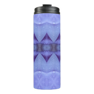 Paarse Diamond Ikat Thermosbeker